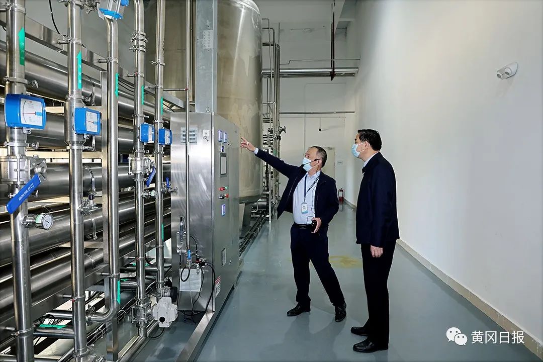 張家勝到黃岡產業園調研工業企業